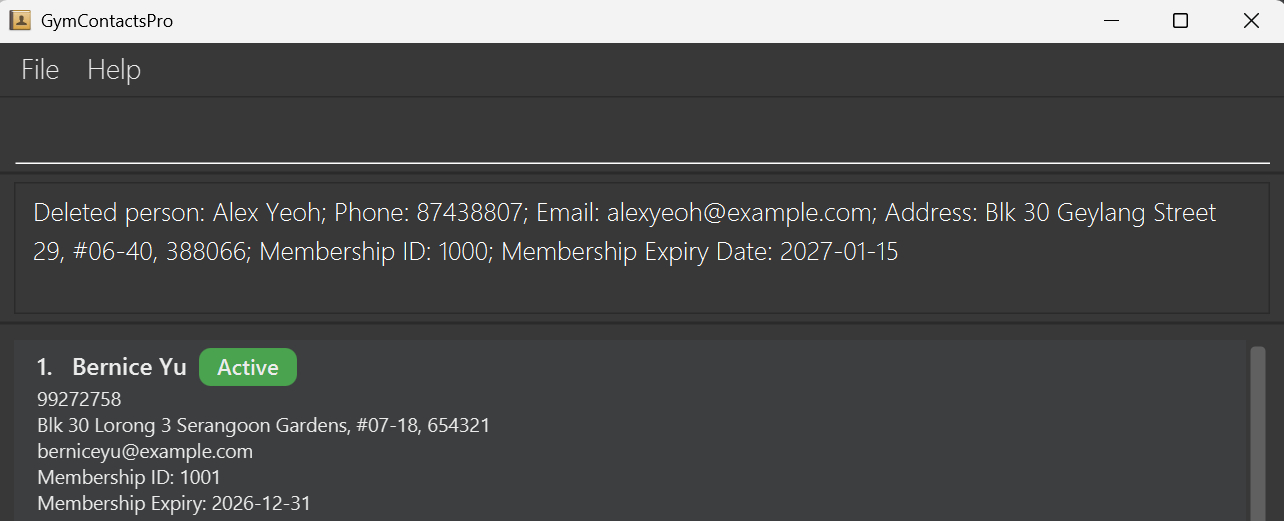 result for 'delete id/1000'